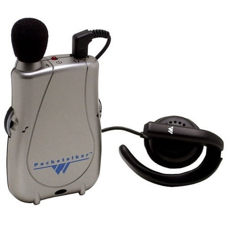 Williams Sound Pocket Alker Ultra Hearing Device with Wide range Earphone