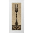 thumbnail image 1 of Williams, Todd 11x24 White Modern Wood Framed Museum Art Print Titled - Fork, 1 of 4
