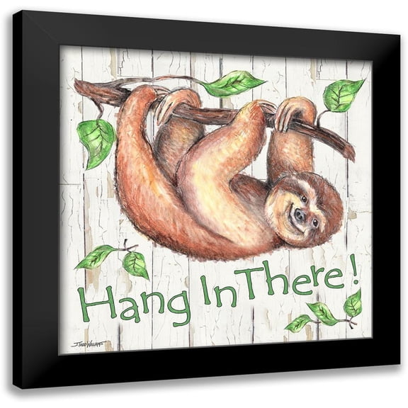 Williams, Todd 12x12 Black Modern Framed Museum Art Print Titled - Sloth