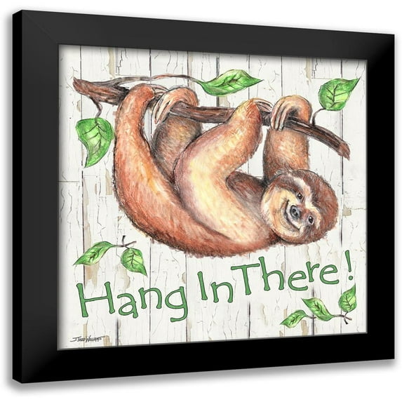 Williams, Todd 12x12 Black Modern Framed Museum Art Print Titled - Sloth