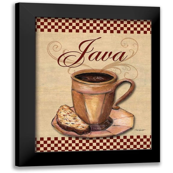 Williams, Todd 12x14 Black Modern Framed Museum Art Print Titled - Cafe Java