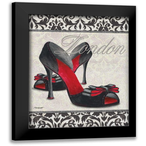Williams, Todd 12x14 Black Modern Framed Museum Art Print Titled - Classy Shoes I