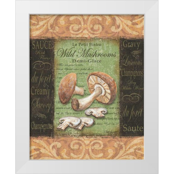 Williams, Todd 12x14 White Modern Wood Framed Museum Art Print Titled - Gourmet II