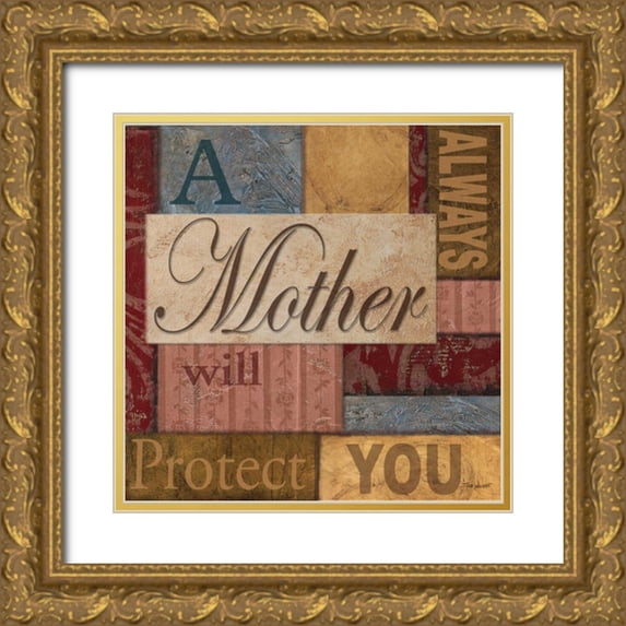 Williams, Todd 15x15 Gold Ornate Wood Framed with Double Matting Museum Art Print Titled - Mother