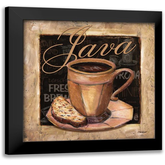 Williams, Todd 20x20 Black Modern Framed Museum Art Print Titled - Java