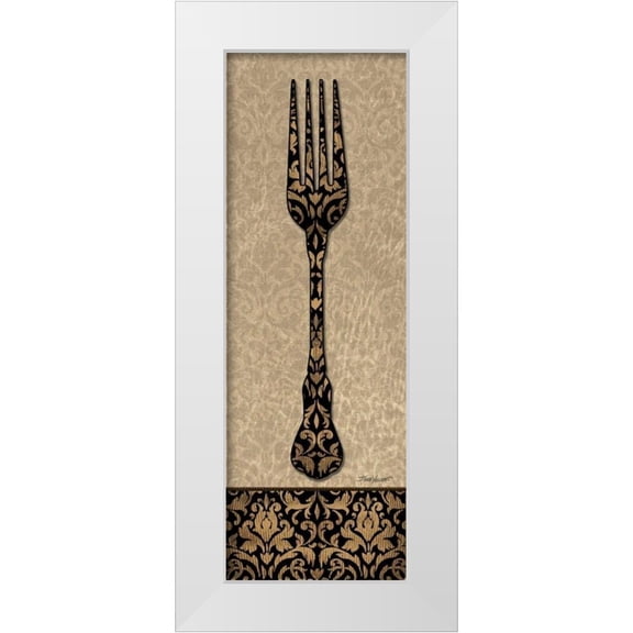 Williams, Todd 7x14 White Modern Wood Framed Museum Art Print Titled - Fork
