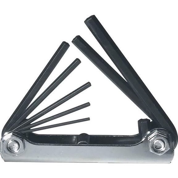 Williams Tools B3191117 Folding Hex Key Set - Silver -7 Piece