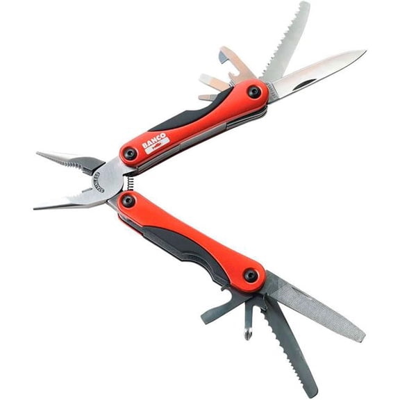 Williams Tools B3193001 Bahco Multitool with Nylon Pouch - 5.875 in. - Orange