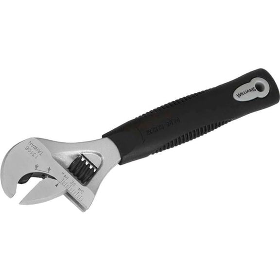 Williams Tools B3193069 Ratcheting Adjustable Wrench with Chrome - 8 in. Long
