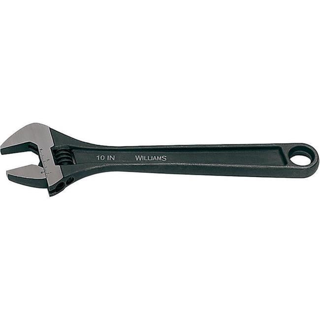 Williams Tools B3193127 Bahco 80- S Adjustable Wrench with Phosphate - 10 in. Long - Black