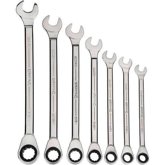 Williams Tools B3193369 15 mm 12-Point Standard Combination Ratcheting Wrench - Chrome