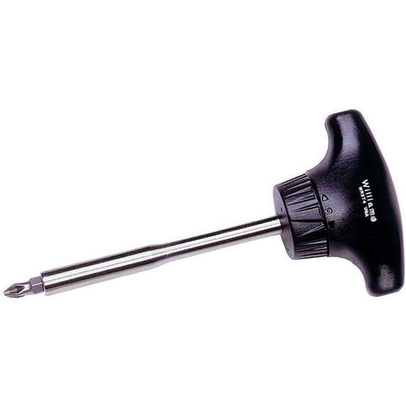Williams Tools B3193846 T-Handle Ratcheting Screwdriver Standard