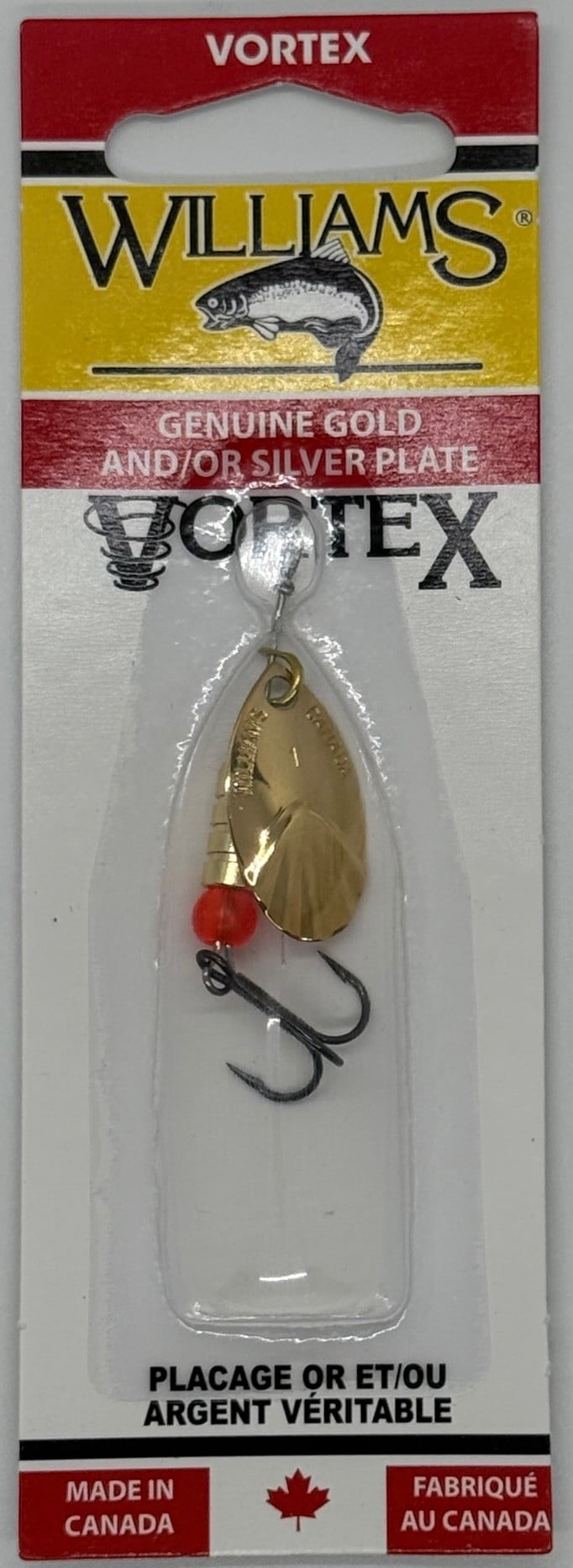 Williams VorteX Spinner Size1 1/8oz Gold