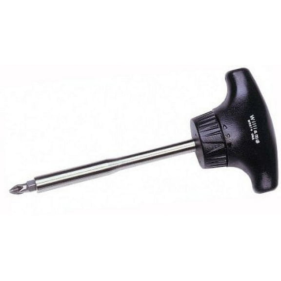 Williams WRST4 Ratcheting Screwdriver, Comfort Grip T-Handle, 3-7/8-Inch