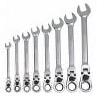 Williams WS-1168RCF 8-Piece Reversible Flex Head Ratcheting Combination Wrench Set