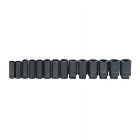 Williams WS-14-14RC 14-Piece 1/2-Inch Drive Deep 6 Point Impact Socket Set