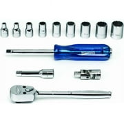 Williams WSM-13FTB 13-Piece 1/4-Inch Drive Socket and Drive Tool Set with Toolbox