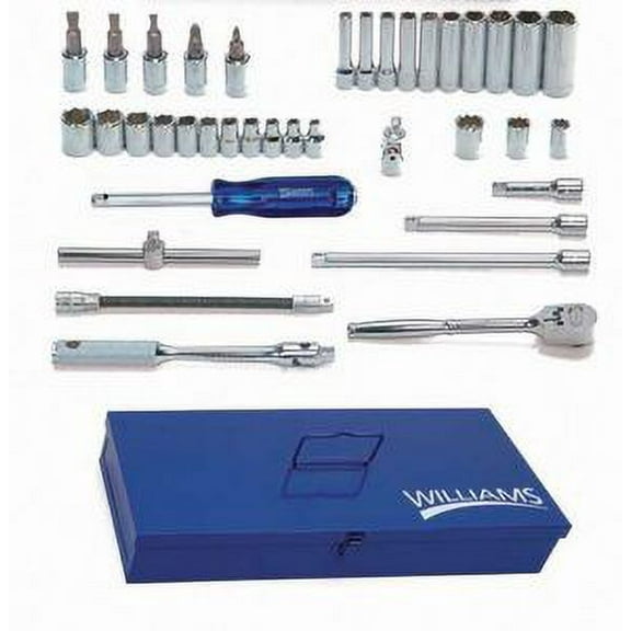 Williams WSM-38HF 38-Piece 1/4-Inch Drive Socket and Drive Tool Set