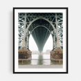 thumbnail image 1 of Under the Williamsburg 02 - Manhattan New York Photography Bridge Architecture Cityscape Water Travel Poster Scenic Black Framed Wall Art Print 18 x 24 inches, 1 of 4