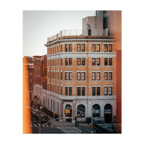 From Williamsburg Bridge 01 - Manhattan New York Photography Architecture City Street Photography Vintage Cityscape Unframed Wall Art Print 20 x 28 inches