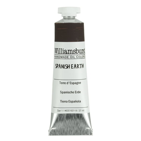 Williamsburg Handmade Oil Color, 37ml Tube, Spanish Earth