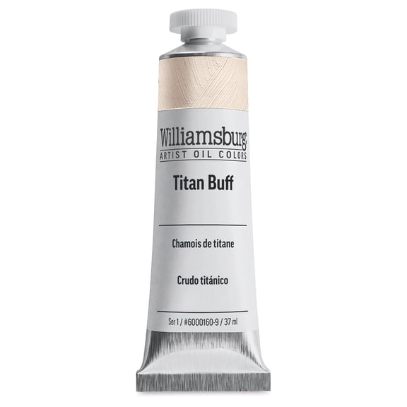 Williamsburg Artist Oil Color, 37ml Tube, Titan Buff