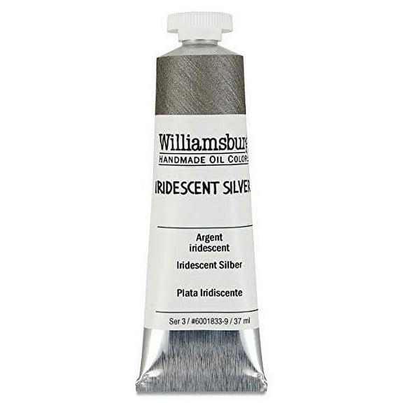 Williamsburg Handmade Oil Color - Iridescent Silver, 37 ml