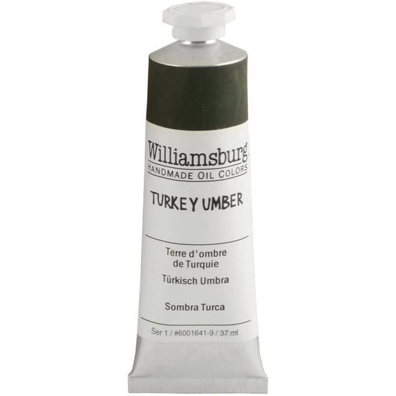 Williamsburg Handmade Oil Color - Turkey Umber, 37 ml