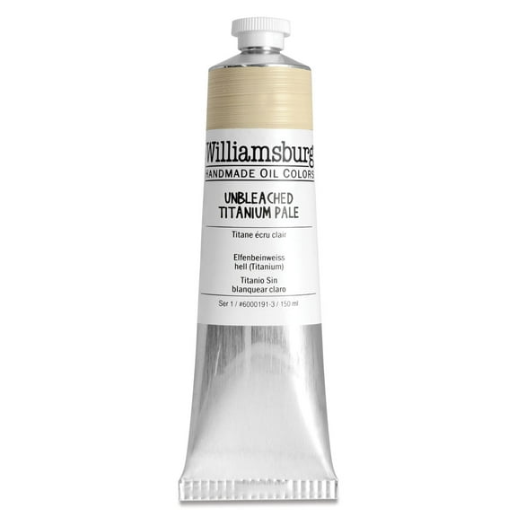 Williamsburg Handmade Oil Paint, 150 ml, Unbleached Titanium Pale