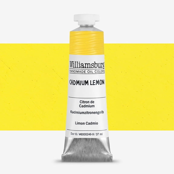 Williamsburg Handmade Oil Paint, 37 ml, Cadmium Lemon