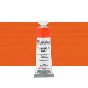 Williamsburg Handmade Oil Paint, 37 ml, Cadmium Red Light