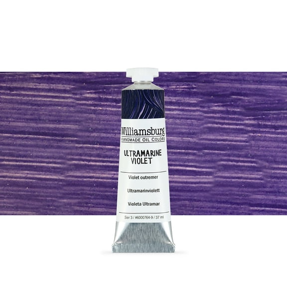 Williamsburg Handmade Oil Paint, 37 ml, Ultramarine Violet