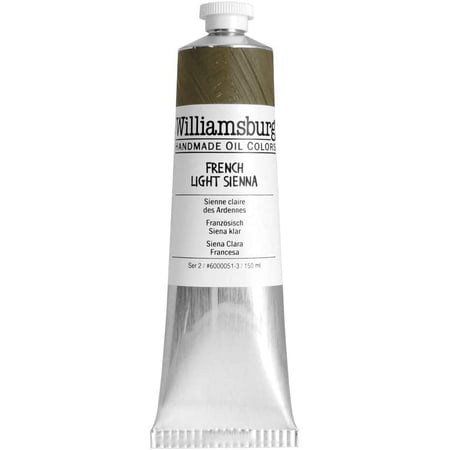 Williamsburg Handmade Oil Paint - French Light Sienna, 150 ml