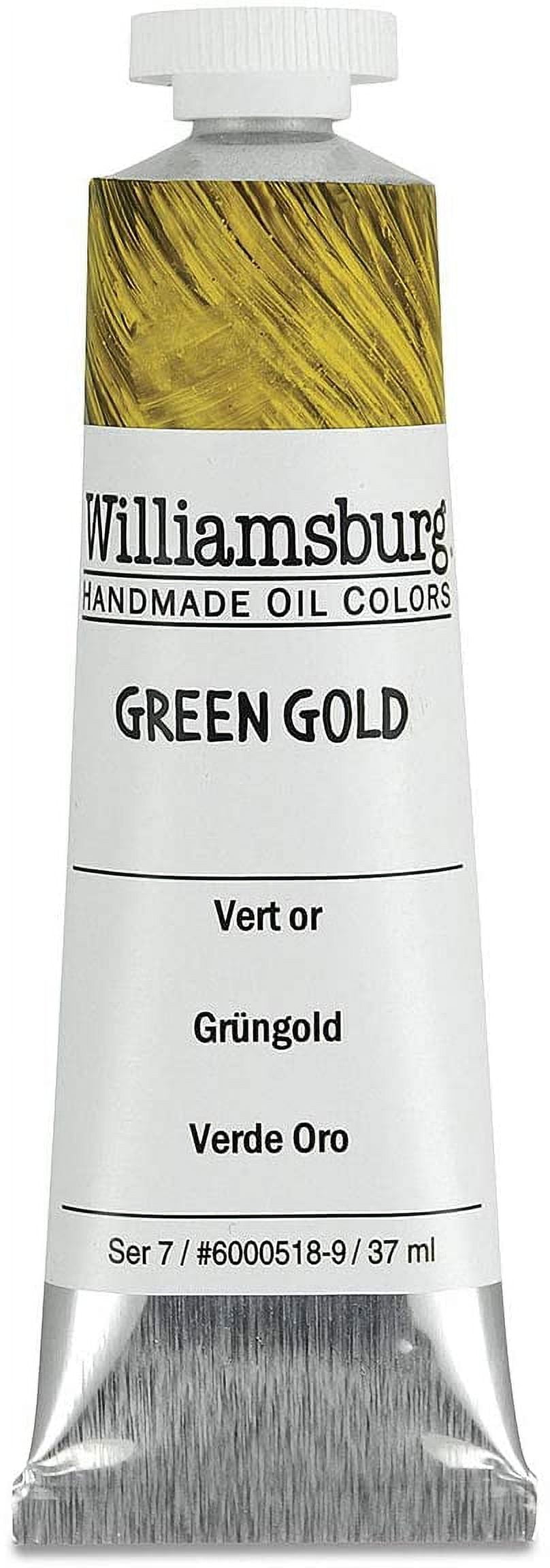 Williamsburg Handmade Oil Paint - Green Gold, 37 ml