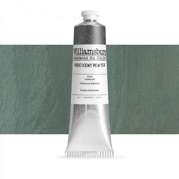 Williamsburg Handmade Oil Paint - Iridescent Pewter, 150 ml