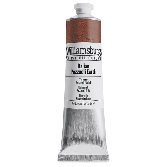 Williamsburg Handmade Oil Paint - Italian Pozzuoli Earth, 150 ml tube