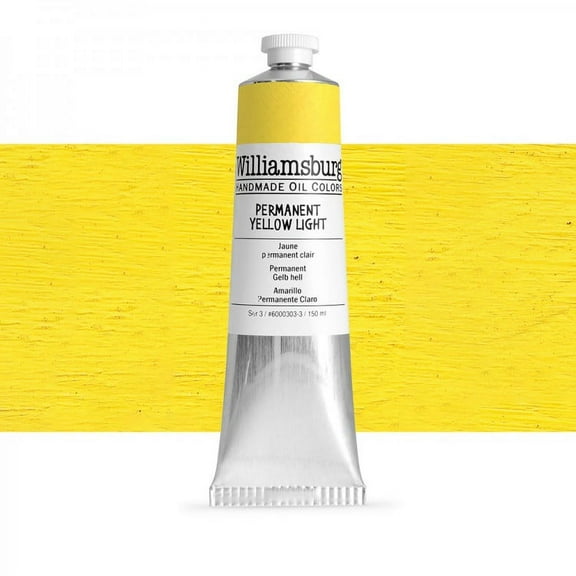 Williamsburg Handmade Oil Paint - Permanent Yellow Light, 150 ml