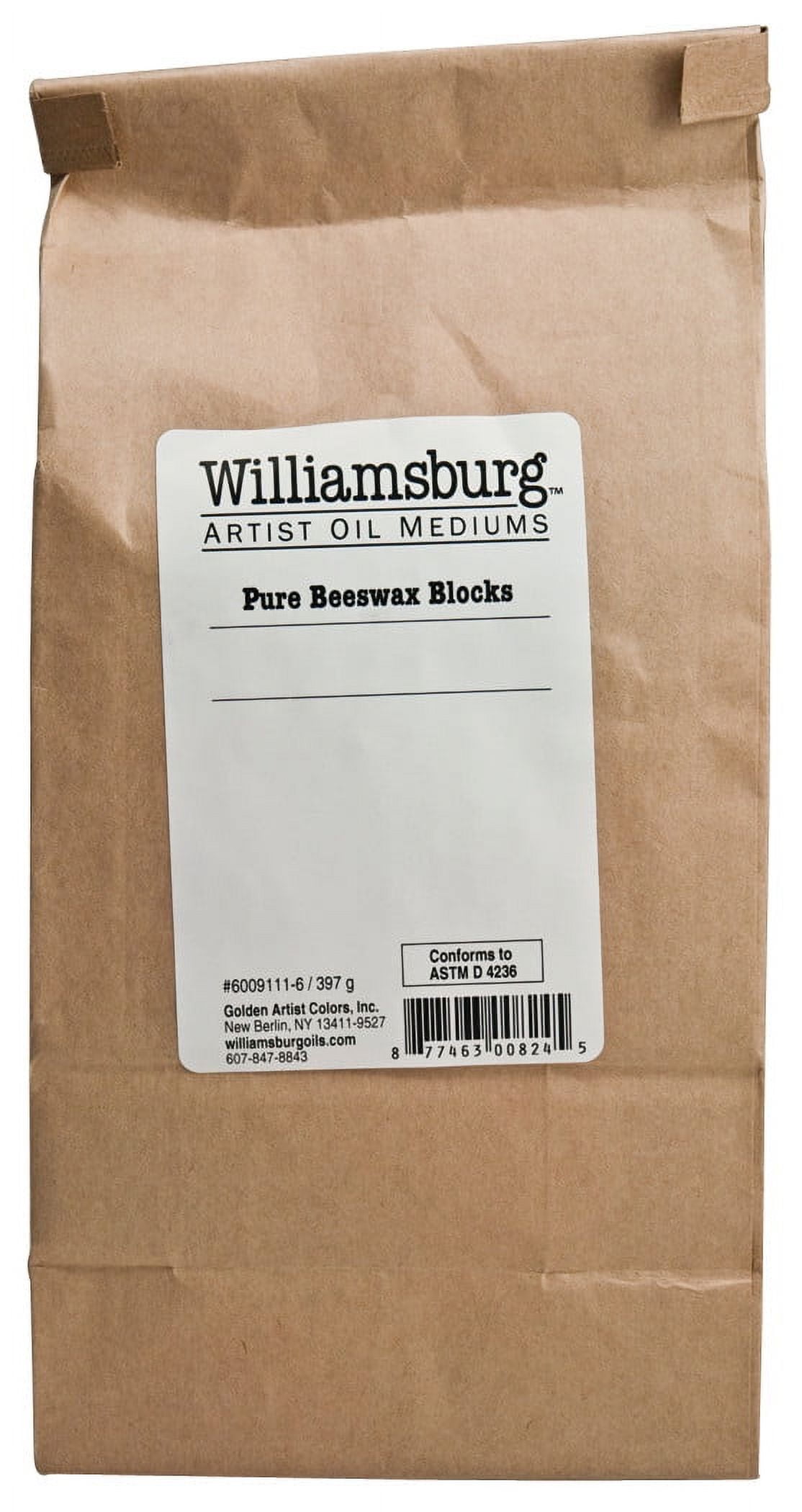 Williamsburg Handmade Oils Beeswax Block, 1 lb. Block