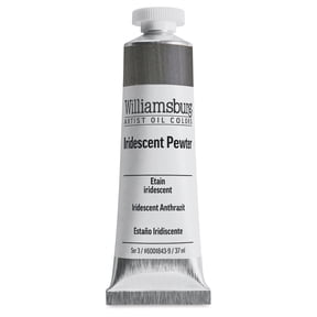 Williamsburg Handmade Oils - Williamsburg Handmade Oil Color - 37ml Tube - Iridescent Pewter