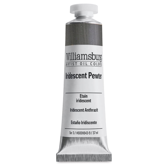 Williamsburg Handmade Oils - Williamsburg Handmade Oil Color - 37ml Tube - Iridescent Pewter