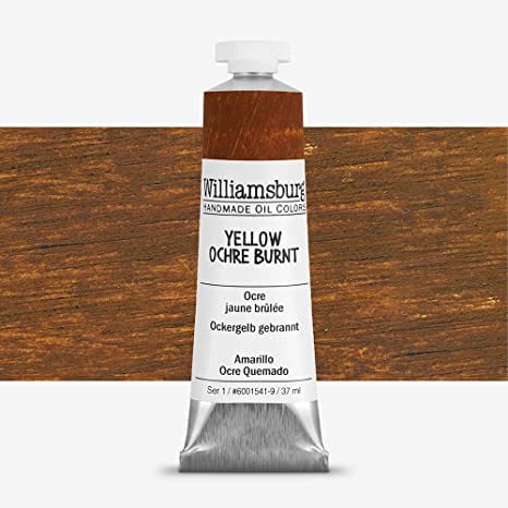 Williamsburg Handmade Oils - Williamsburg Handmade Oil Color - 37ml Tube - Yellow Ochre Burnt