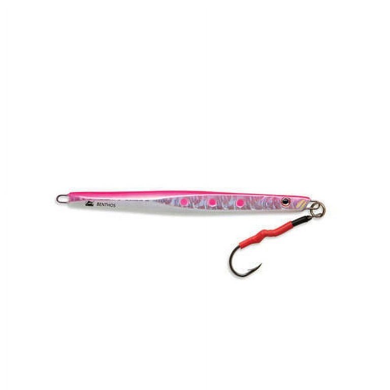 Williamson Benthos Speed Jig, 7-3/4-Inch, Pink Multi-Colored