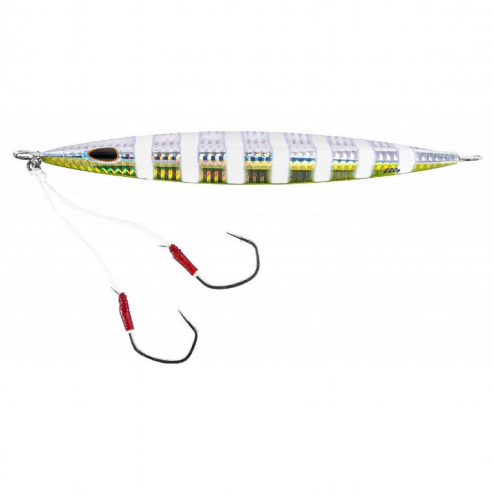 Williamson Kensaki Jig UV Green Sardine Zebra, 280g Jigs