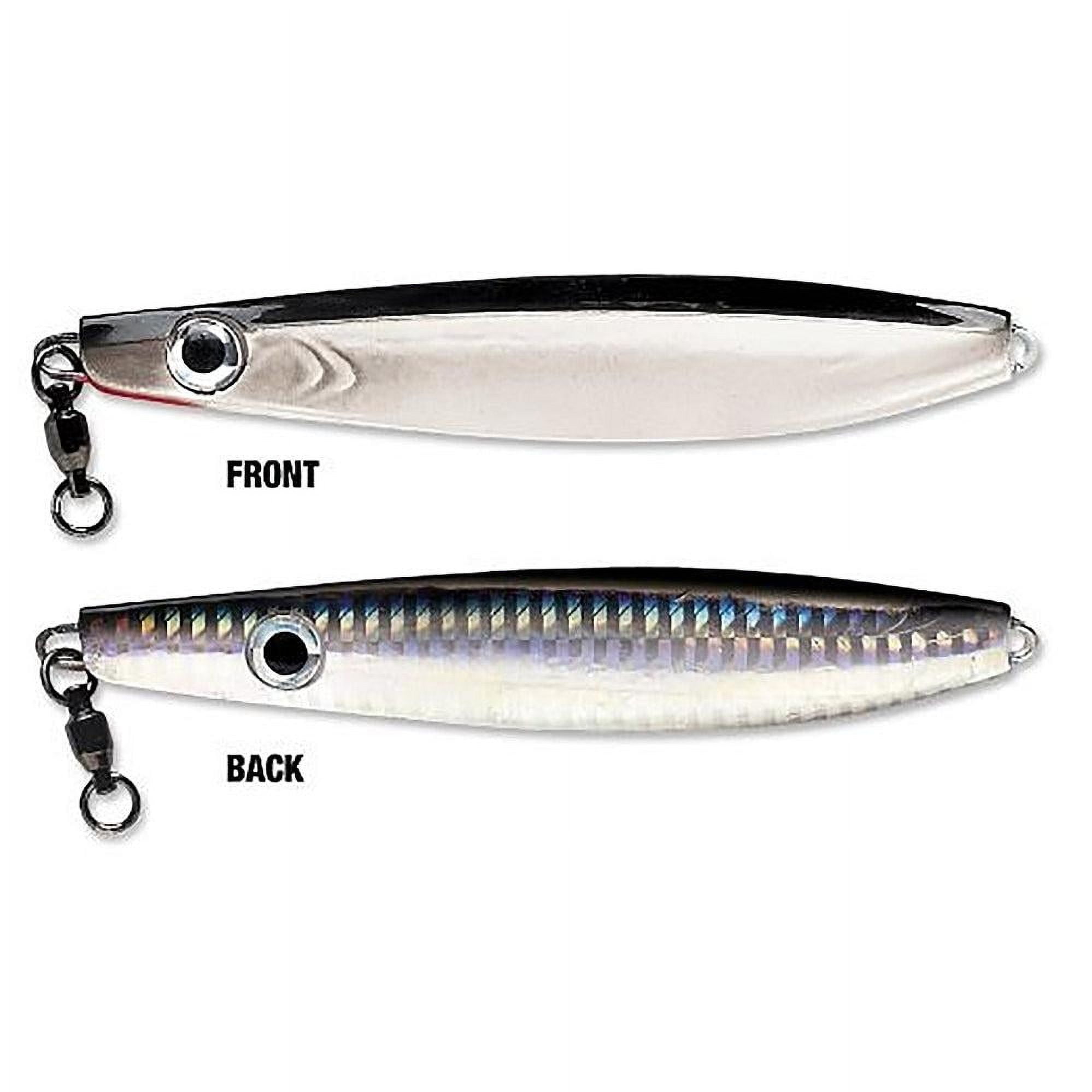 Mustad Rip Roller Slow Fall Jig - Fusilier Glitter Pattern, 500g/19Oz Saltwater Fishing Lure