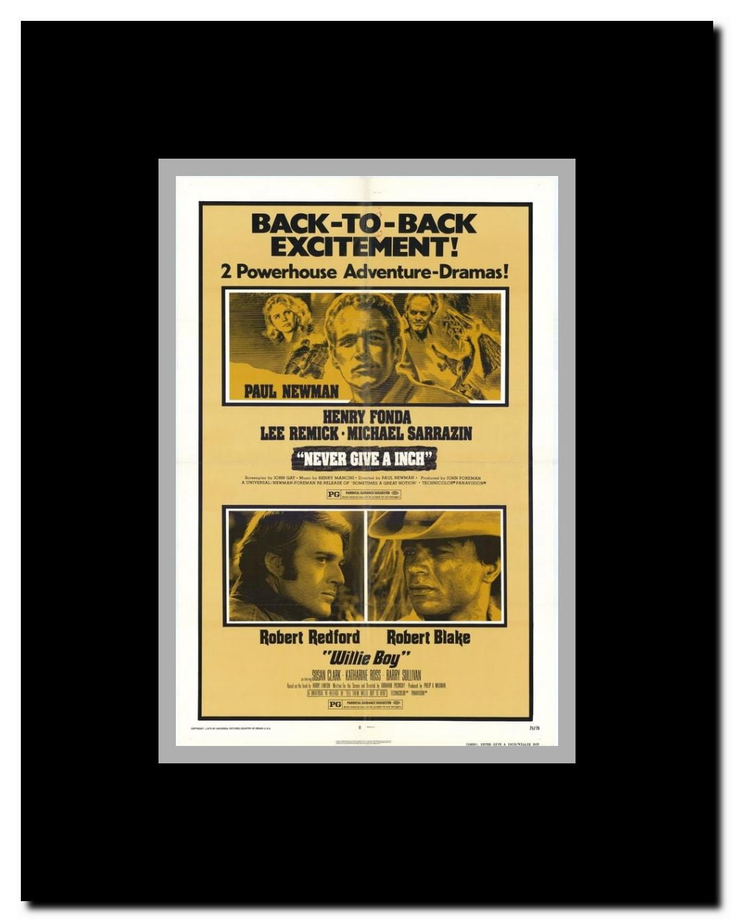 Willie Boy Framed Movie Poster