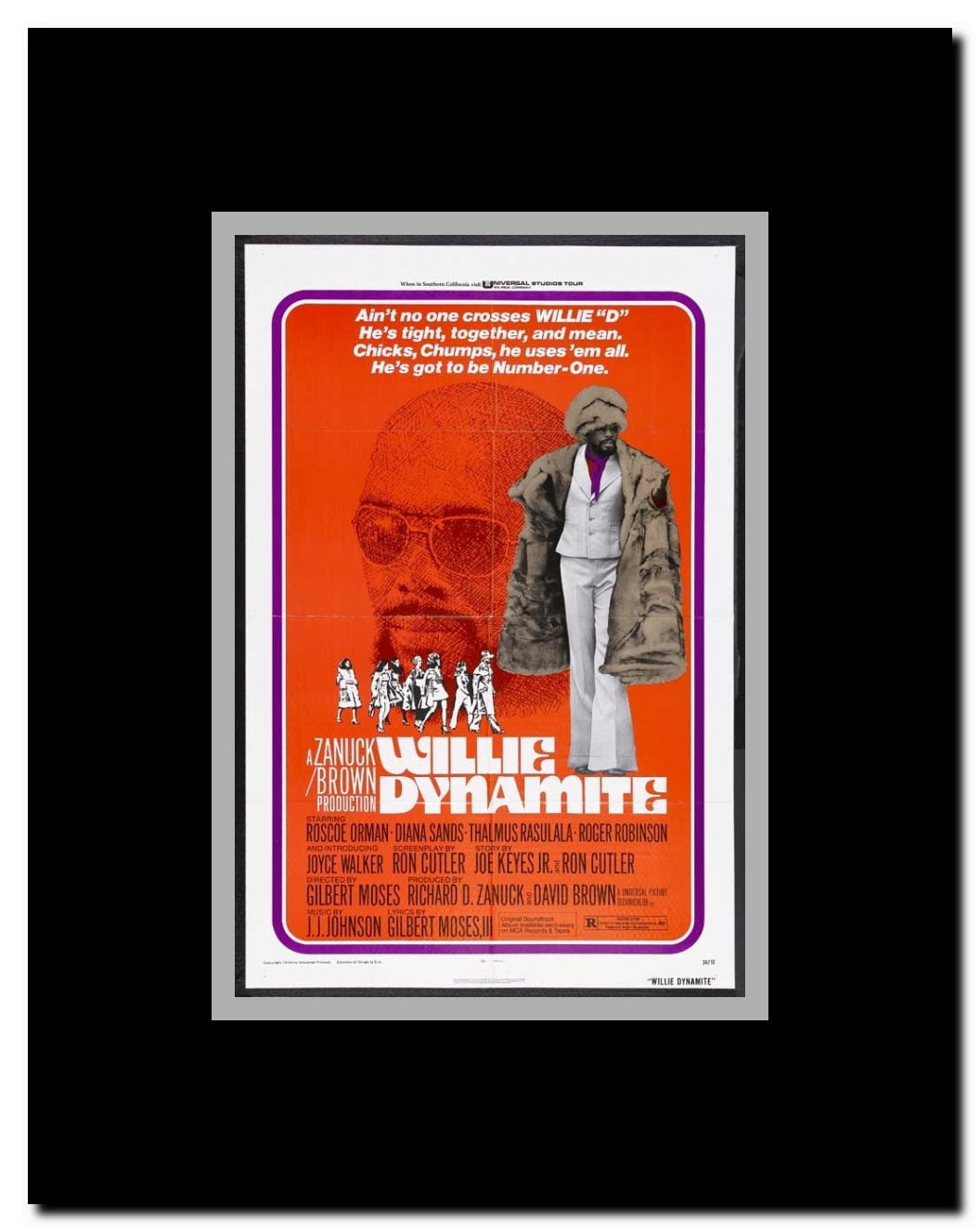 Willie Dynamite Framed Movie Poster