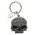 thumbnail image 1 of Willie G Sugar Skull Logo Enamel Key Chain, Silver 4382, Harley Davidson, 1 of 1