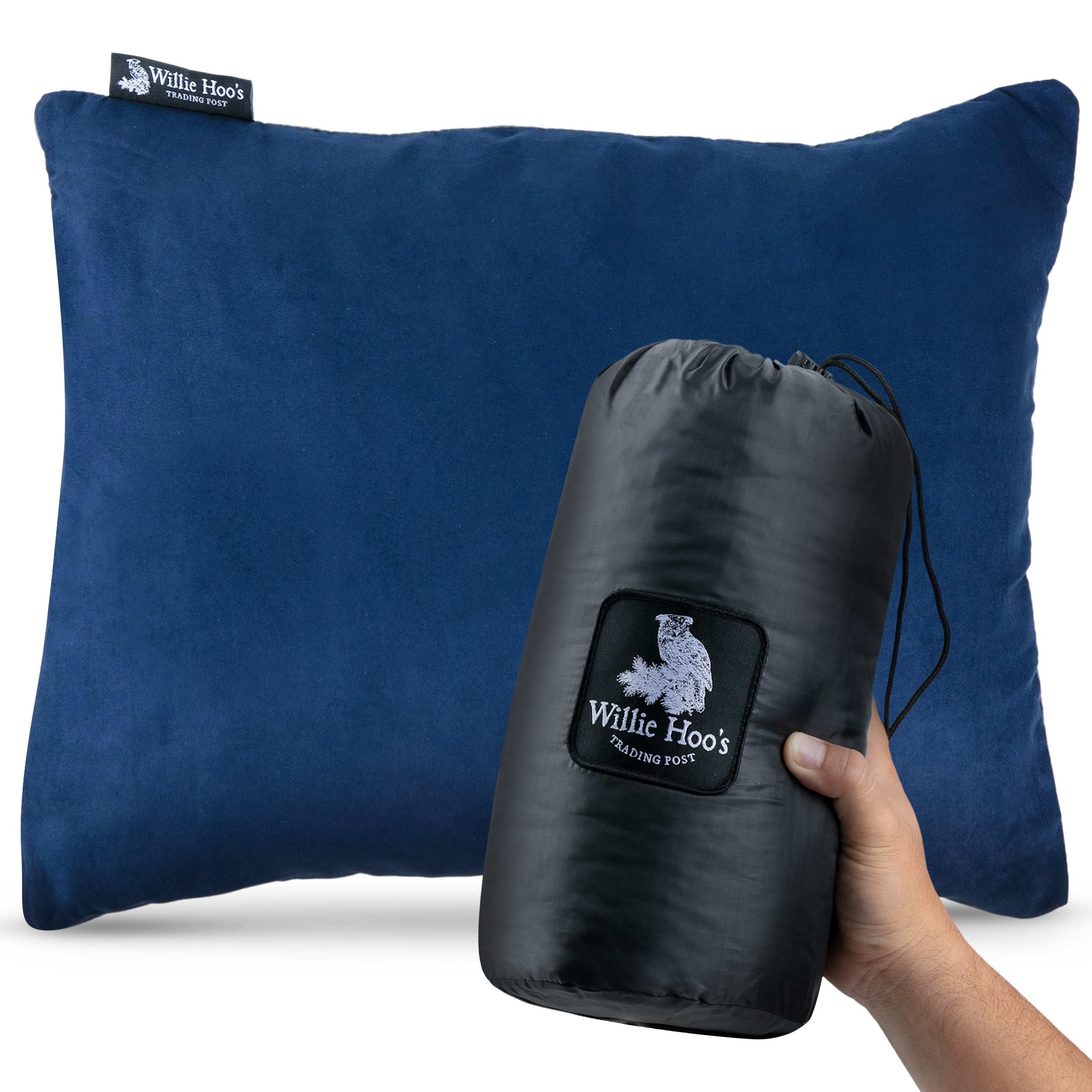 Willie Hoo's Trading Post Travel Pillow Soft Camping Pillow with