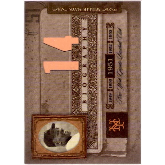 Willie Mays Card 2005 Biography HR #14