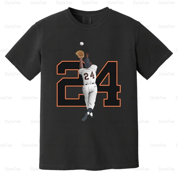 Willie Mays, Catch, Baseball, Legend, 24, Say Hey, Icon, Fan, Giants, Mets Comfort Color T-Shirt V41395 Unisex, up to 4XL